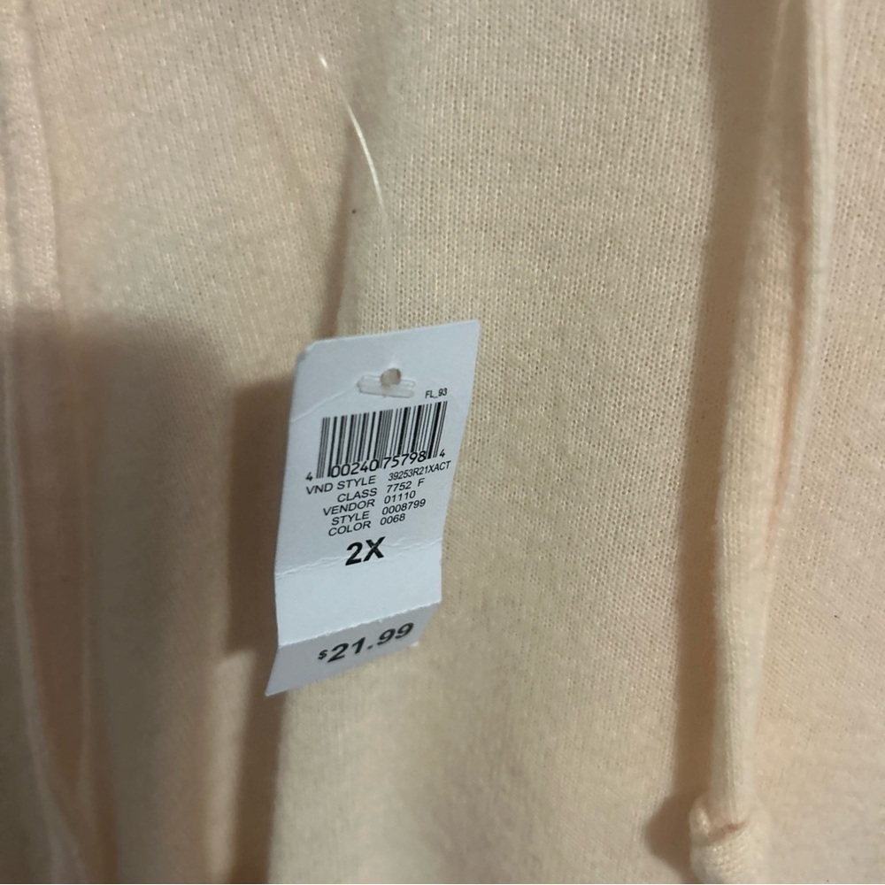 Rue 21 pink hoodie new with tags 2X - Picture 4 of 4
